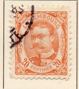 Luxembourg 1906-08 Early Issue Fine Used 20c. 231720