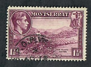 Montserrat #94 used single