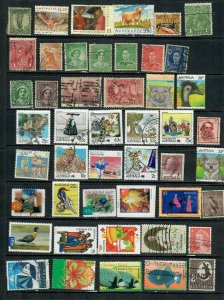 AUSTRALIA  MIX x 46  ALL DIFFERENT USED ,  LOT 61