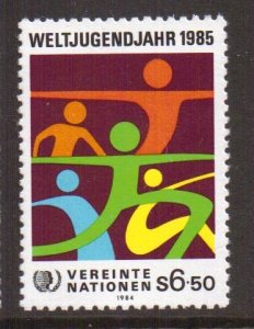 United Nations Vienna  #47  MNH 1984  international youth year  6.50s