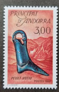 *FREE SHIP Andorra Cultural Heritage 1988 Metal Foot Mountain (stamp) MNH