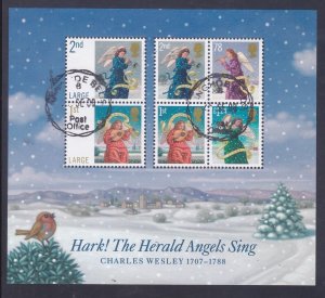 Great Britain 2424-29 Used Christmas Self-Adhesive Set of 6 Very Fine