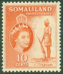 SOMALILAND PROTECTORATE 129 MNH BIN $2.00