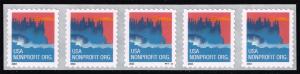 US #3785a Seacoast PNC Strip of 5; MNH (1.50)