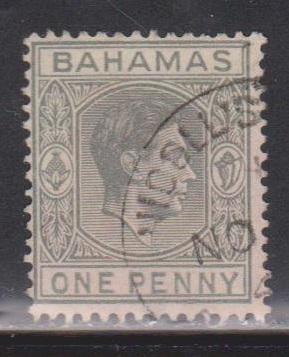 BAHAMAS Scott # 101A Used - KGVI