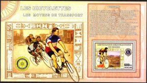 Congo 2006 Old Cycling Rotary Lions Club S/S MNH