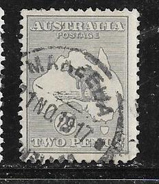 Australia  #45  2p gray  (U)  wmk 10CV $10.50