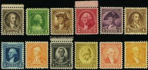 704-15, Mint XF NH Hand Picked Complete Set of GEMS! - Stuart Katz