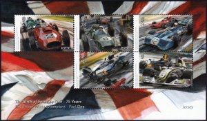 Jersey 2021 MNH Stamps Mini Sheet Scott 2451a Sport Racing Cars Race