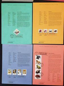 US 2003 Lot of 12 USPS American Commemorative Cancellations Stamp Panels