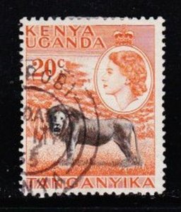 Album Specials British Africa Kenya UT 20c Elizabeth Lion Used CDS ES-798