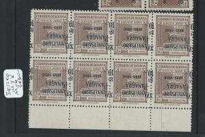 BOLIVIA (P2701B) SC C128D  BL OF 8  MNH FOR EXHIBITION!!