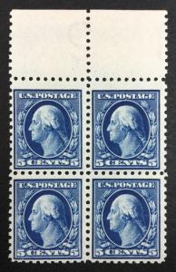 US #428 MINT OG NH BLOCK $300 LOT #8682