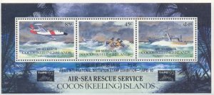 Cocos Islands Scott #'s 285a MNH Taipei Overprint