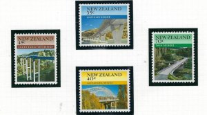 New Zealand 824-27 MNH 1985 Bridges (an2131)