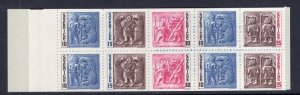 Sweden   #727-730a   MNH  1967  booklet Helmet designs