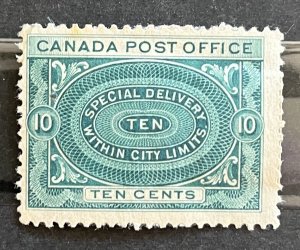 Canada #E1 (HH) (DG)- SCV=$150.00