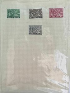 Nyasaland    mounted mint stamp page R29185