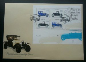 *FREE SHIP Portugal Antique Autocar 1991 Car Transport Vehicle (FDC)