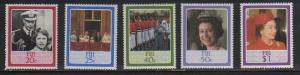 Fiji MNH sc# 544-8 Queen 2012CV $4.45