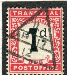 TRANSVAAL Postage Due issue Ed VII CAPE TOWN Postmark on 1d. value