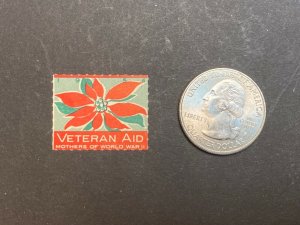 1954 - Veteran Aid - Mothers Of World War II - Poster Stamp/Charity Seal