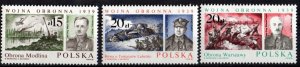 Poland 1988 MNH Stamps Scott 2864-2866 Battles of 1939 Second World War II