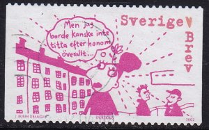 Sweden - 2002 - Scott #2429b - used - Love and Miss Terrified