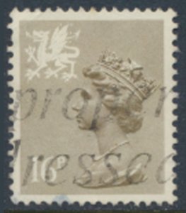 Wales  GB  Machin 16p SG W43a Used Type I  SC# WMMH28  see details