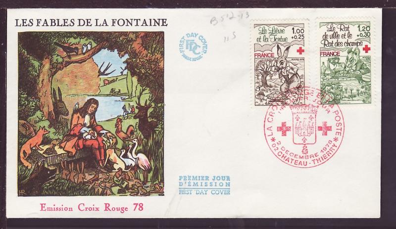 France Red Cross 1978 U/A FDC N30