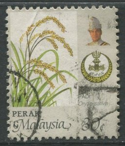 STAMP STATION PERTH Perak #166 Sultan Idris Shah Agriculture Used 1986