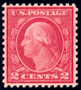US 546 2c 1921 George Washington coil waste perf 11 APS cert VF-XF NH