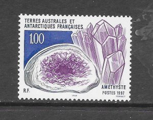 FRENCH SOUTHERN ANTARCTIC TERRITORY -  CLEARANCE #222 MINERAL-AMETHYST  MNH