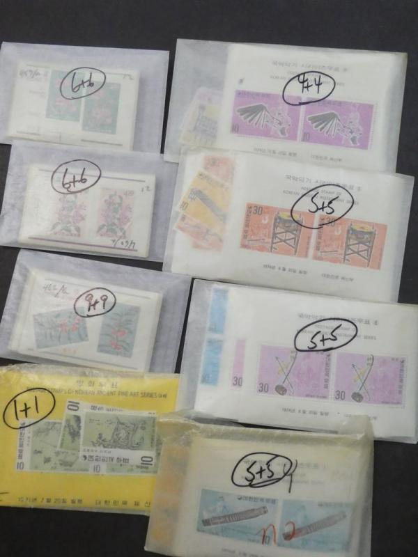 EDW1949SELL : KOREA Choice accumulation of all VF MNH sets & S/S. Sc Cat $10,260