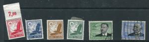 Germany 1934 Mi 530 and 532 and 535 and 538-9 Used/Unused  5834