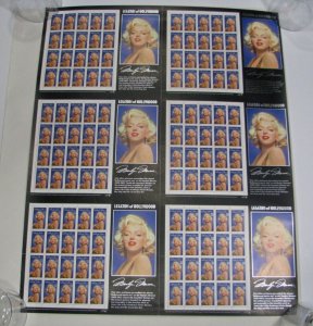 US Stamp #2967 Marilyn Monroe 1995 Press Sheet 6 Panes of 20 MNH Uncut