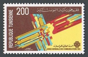 Tunisia 826, MNH. Michel 1052. World Communications Year WCY-1983.