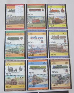 Nevis 1983 Sc 190-223 Train set(34) MNH