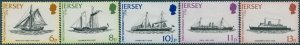 Jersey 1978 SG197-201 Government Mail set MNH