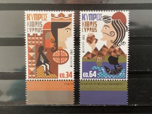 Cyprus - Postfris/MNH - Complete set Europa, Myths and Stories 2022