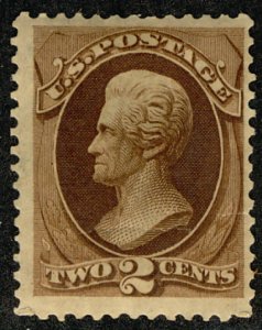 USA #157 F/VF JUMBO OG LH, large stamp with fresh color and appeal, SUPER! Re...