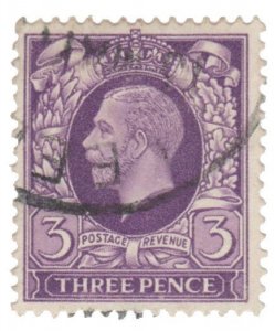 GREAT BRITAIN STAMP 1912 - 13. SCOTT # 164. USED.