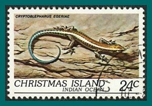 Christmas Island 1981 Reptiles, 24c used #112,SG144