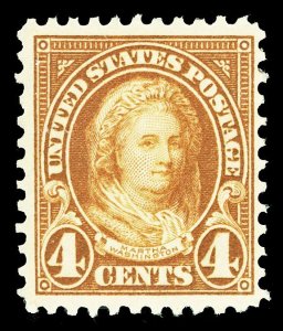 Scott 556 4c M Washington Flat Plate Issue Mint F-VF LH Cat $16