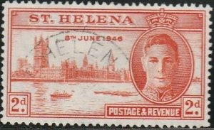 St. Helena, #128  Used  From 1946