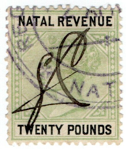 (I.B-BOB) Natal Revenue : Duty Stamp £20