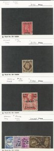 Kuwait, Postage Stamp, #73, 79, 81, 89-92 Used, 1948-49, JFZ