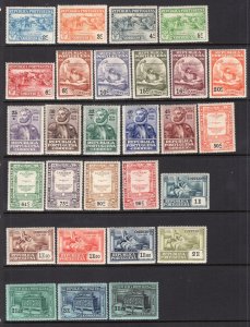 Portugal 1924 Luis De Camoes Short Set of 28 to 3.20E Mint H #315-42