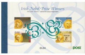 Ireland 947b MNH complete prestige stamp booklet Nobel Laureates G B Shaw