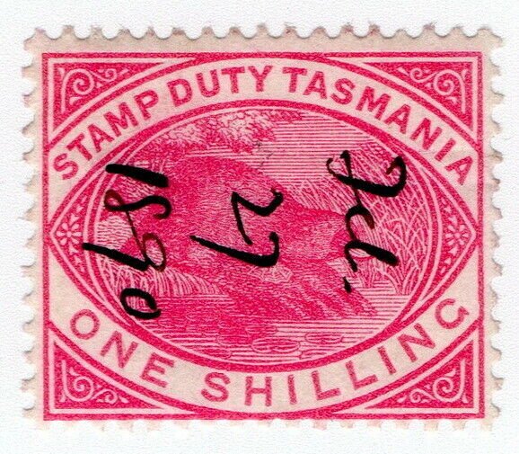 (I.B) Australia - Tasmania Revenue : Stamp Duty 1/-